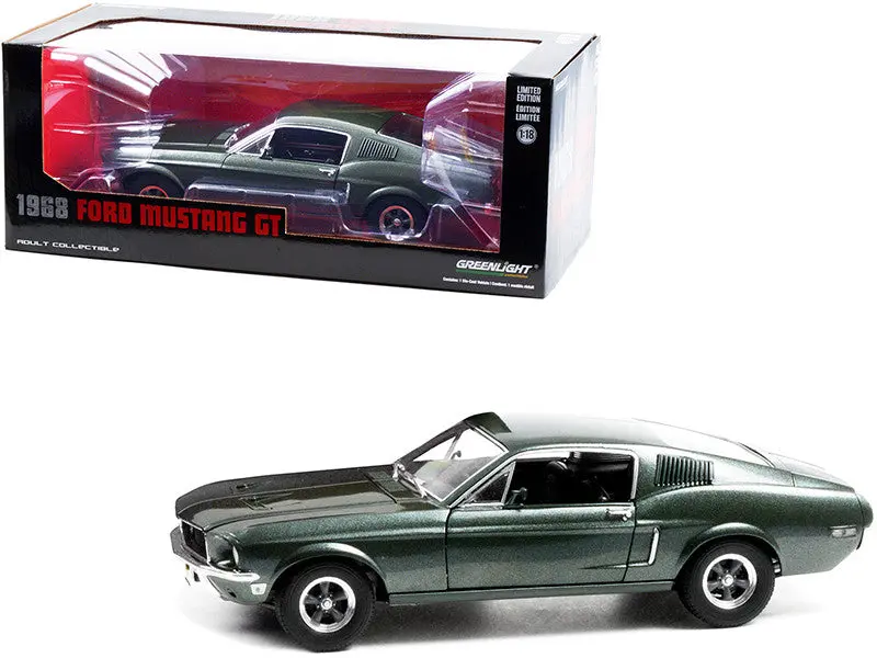 1:18 1968 Ford Mustang Gt Fastback -- Bullitt -- Greenlight 1