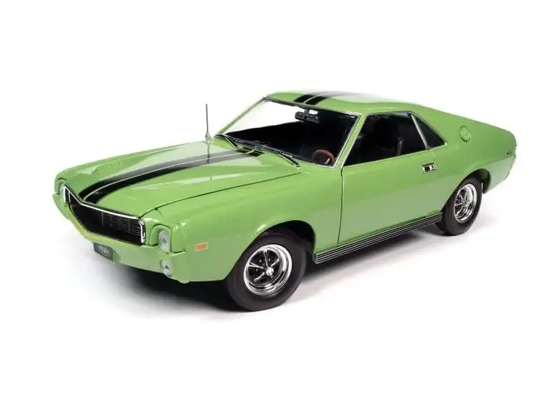1:18 1969 Amc Amx Hardtop -- Big Bad Green -- American Muscle 1