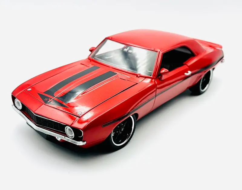 1:18 1969 Chevrolet Camaro Yenko S/C Street Fighter - Red (Sunset Orange) -- Gmp 1