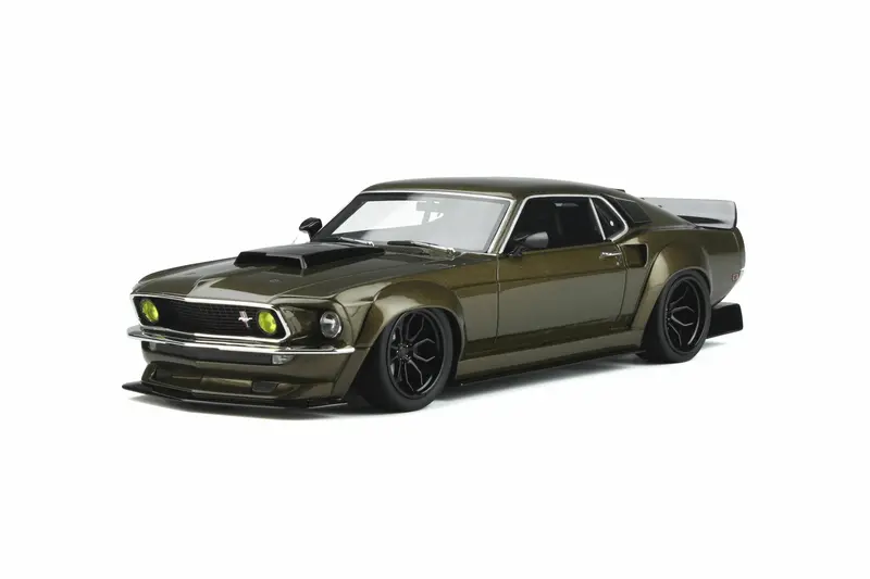 1:18 1969 Ford Mustang By Prior Design -- Candy Brown -- Gt Spirit 1