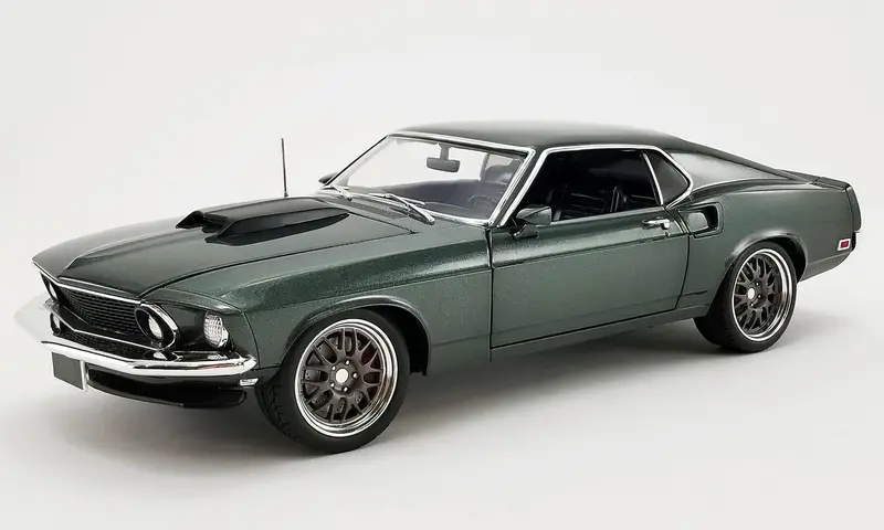 1:18 1969 Ford Mustang Gt -- Street Fighter Bullet -- Acme 1