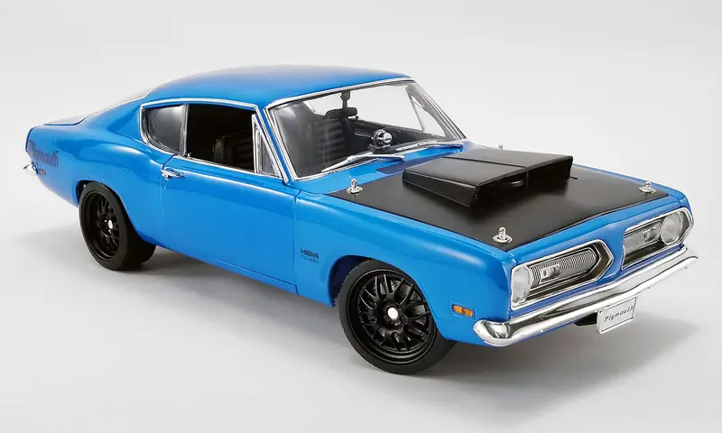 1:18 1969 Plymouth Hemi Cuda Street Fighter -- Petty Blue -- Acme 1