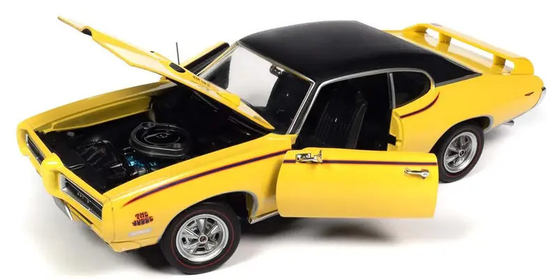 1:18 1969 Pontiac Gto Judge -- Goldenrod Yellow -- American Muscle 2