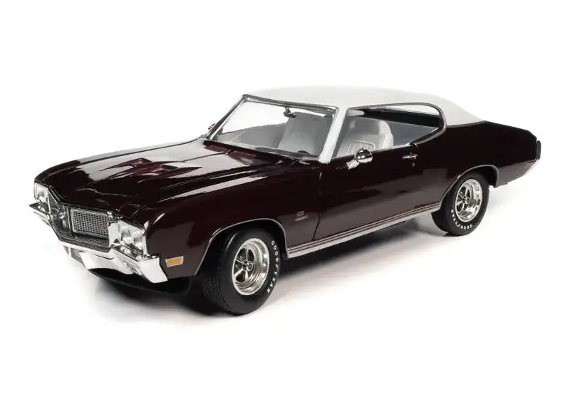 1:18 1970 Buick Gs Stage 1 -- Burgundy Mist -- American Muscle 1