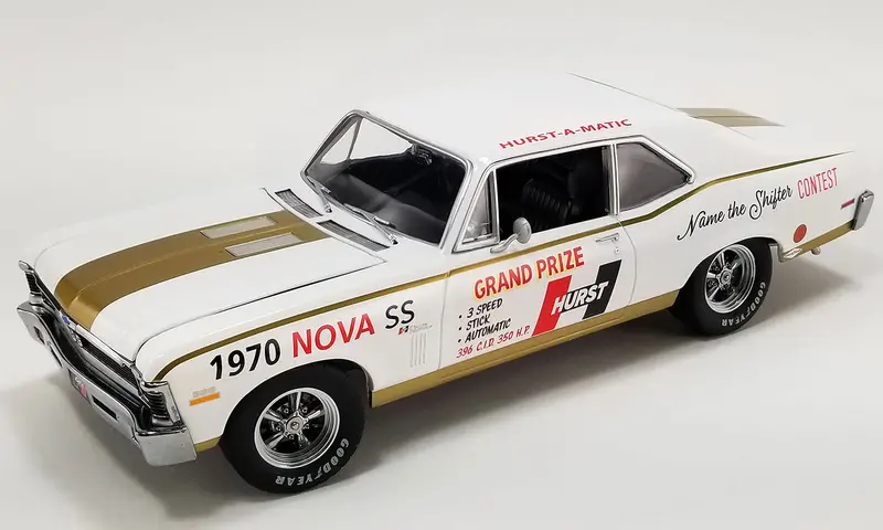 1:18 1970 Chevrolet Nova Ss -- Hurst Performance - Grand Prize Car -- Gmp 1