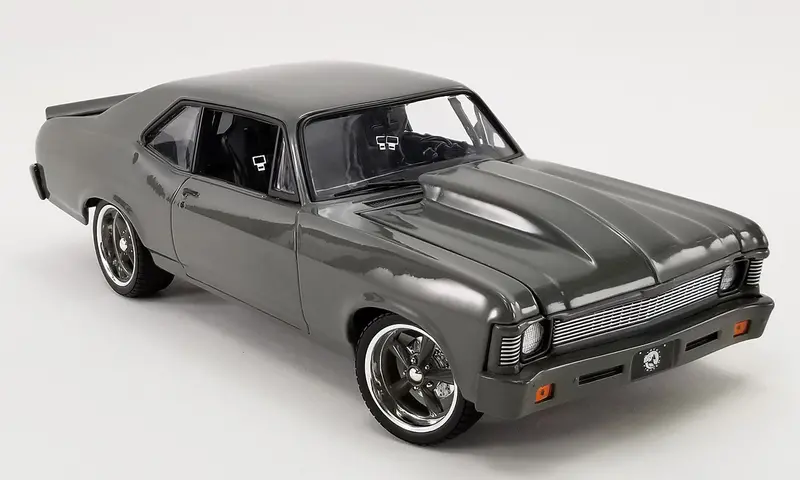 1:18 1970 Chevrolet Nova Street Fighter -- Destroyer Grey -- Gmp 1