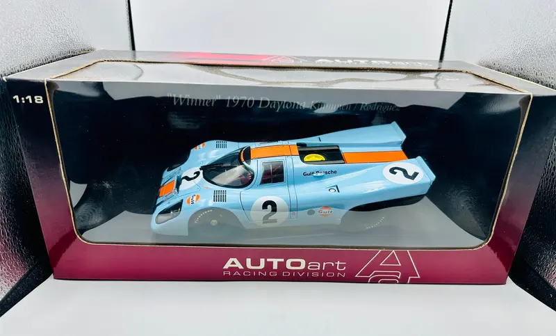 1:18 1970 Daytona 24H Winner -- #2 Gulf Porsche 917K -- Autoart 1