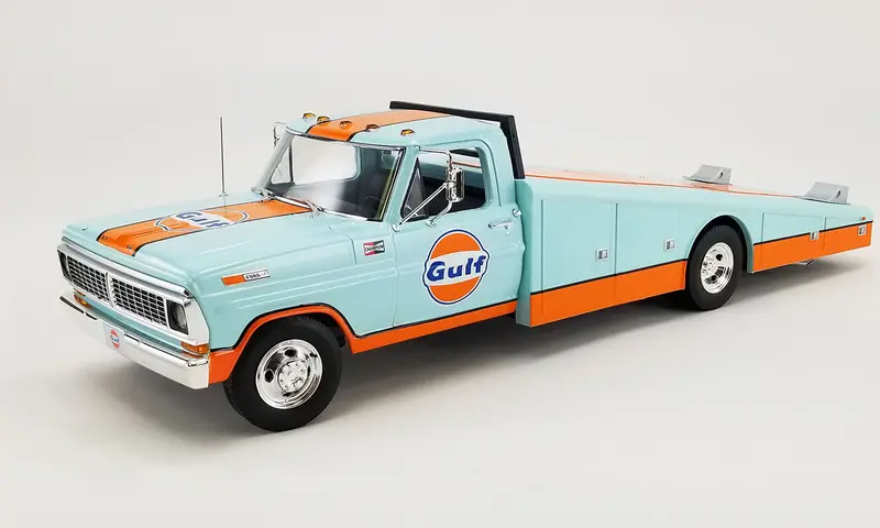 1:18 1970 Ford F-350 Ramp Truck -- Gulf Oil -- Acme 1