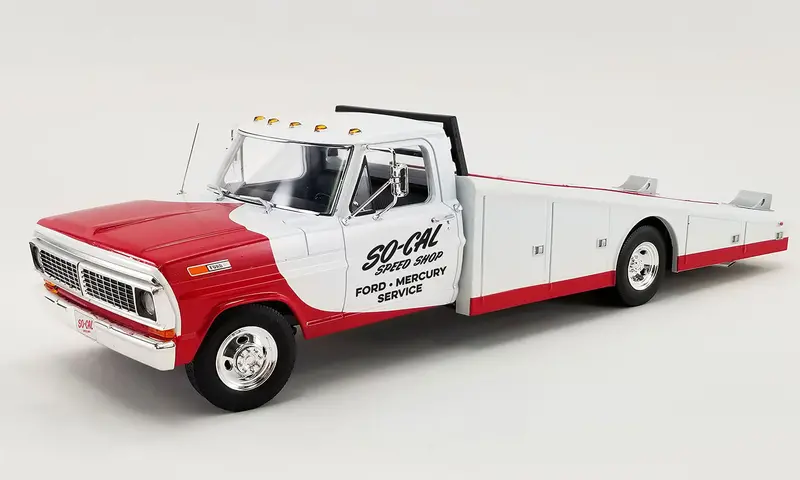 1:18 1970 Ford F-350 Ramp Truck -- So-Cal Speed Shop -- Acme 1