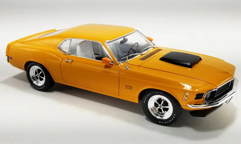 1:18 1970 Ford Mustang Boss 429 -- Grabber Orange -- Acme 1