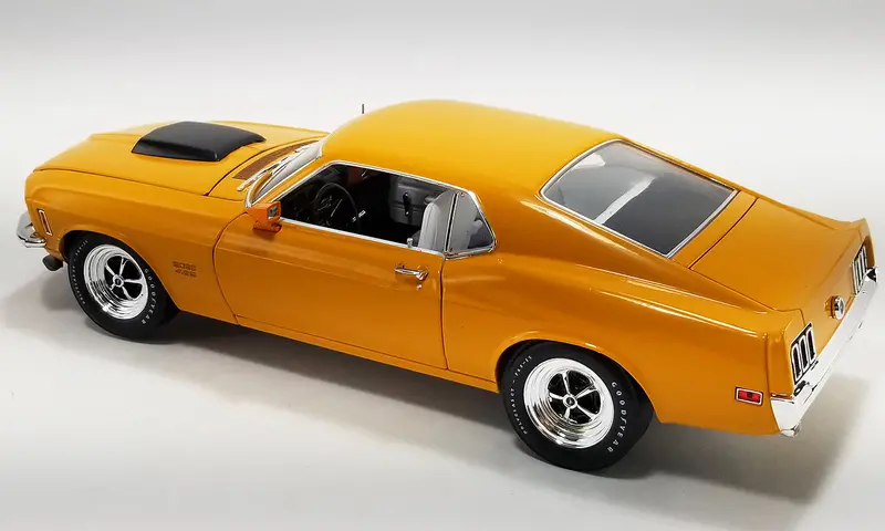 1:18 1970 Ford Mustang Boss 429 -- Grabber Orange -- Acme 2