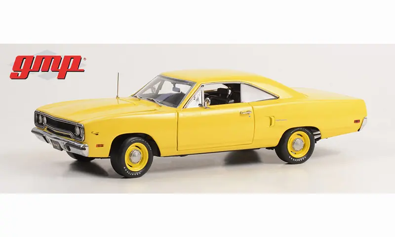 1:18 1970 Plymouth Road Runner -- Lemon Twist (Yellow) -- Gmp 1