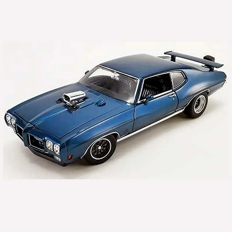 1:18 1970 Pontiac Gto -- Blue -- Drag Outlaws -- Acme/Nicecar 1