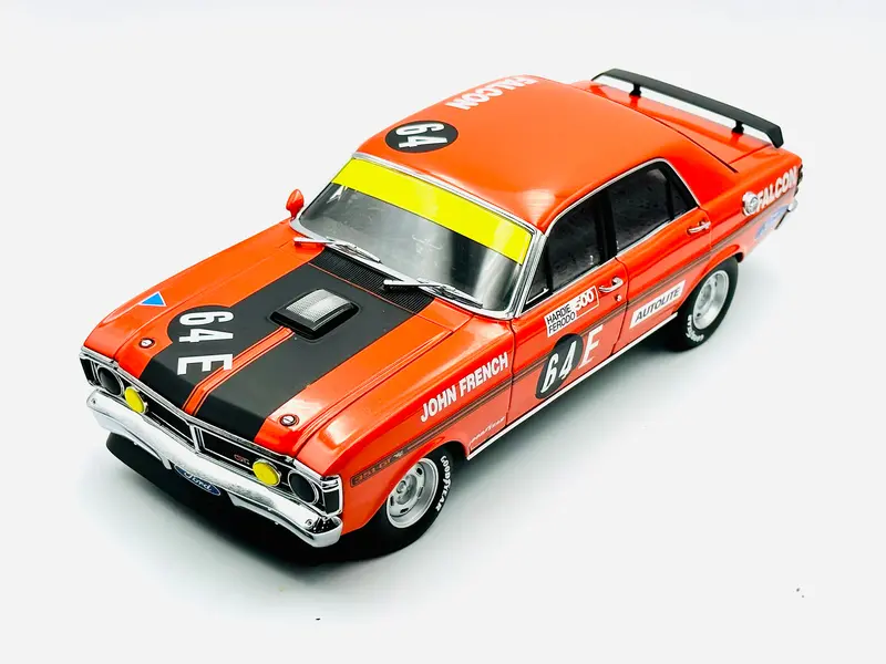 1:18 1971 Bathurst John French -- #64E Ford Xy Falcon Gtho Phase 3 -- Classic 1