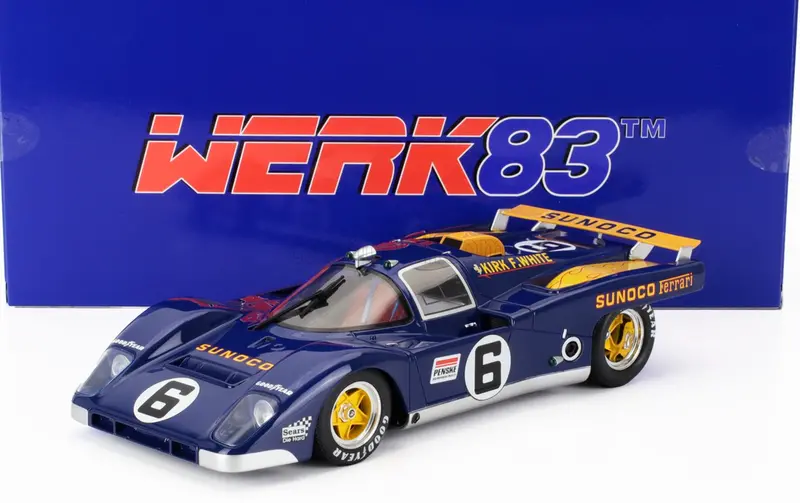 1:18 1971 Daytona 24H -- Donohue/Hobbs -- #6 Sunoco Ferrari 512M -- Werk83 1