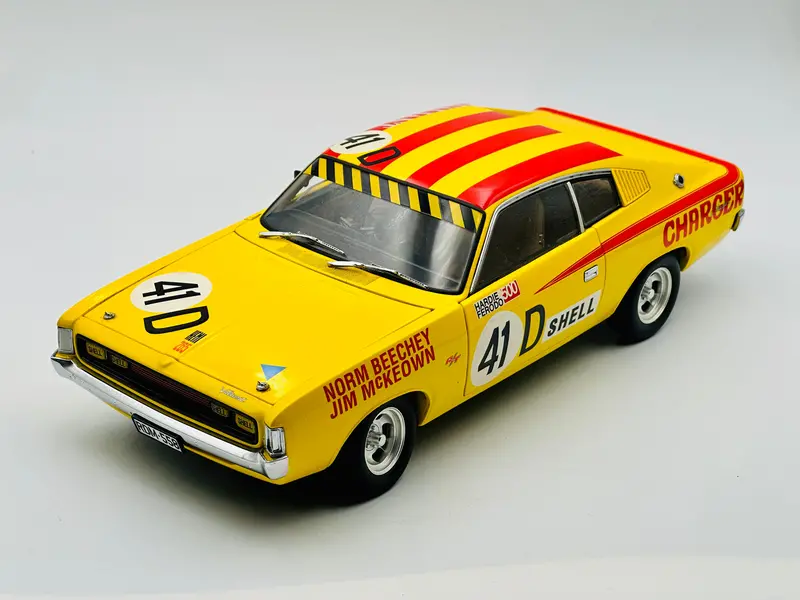 1:18 1971 Norm Beechey -- #41D Valiant Charger Bathurst Works Entry -- Classic 1