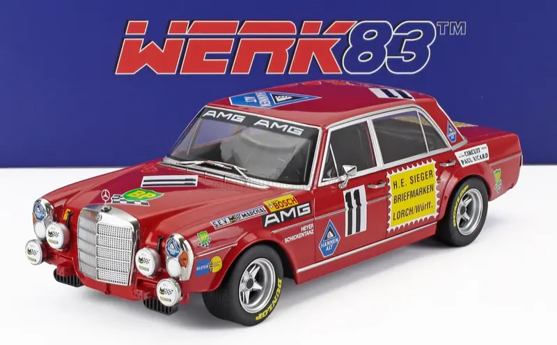 1:18 1971 Paul Ricard 12H -- #11 "Red Pig" Mercedes-Benz 300 Sel 6.8 -- Werk83 1