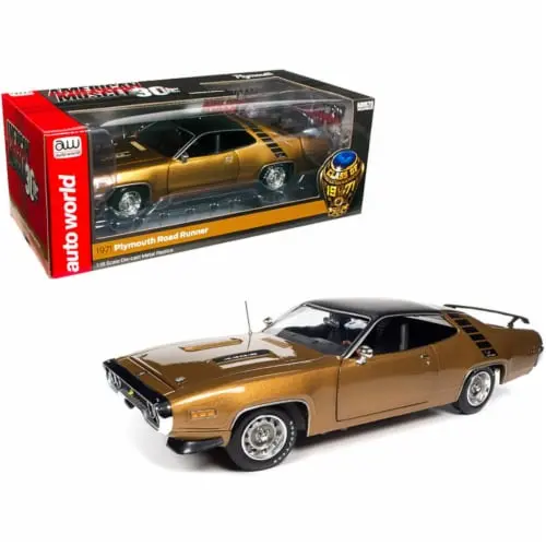 1:18 1971 Plymouth Roadrunner (Class Of 1971) - Gy8 Gold Leaf -- American Muscle 1