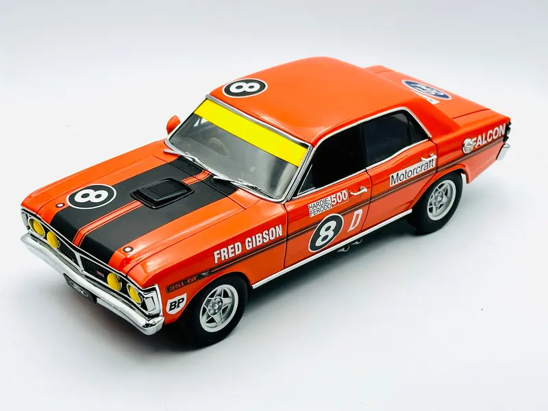 1:18 1972 Bathurst Fred Gibson -- #8D Ford Xy Falcon Gtho -- Biante/Autoart 1
