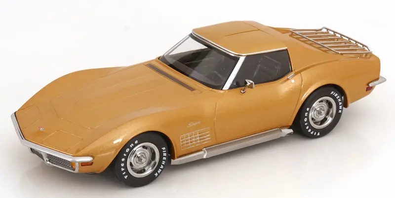 1:18 1972 Chevrolet Corvette C3 -- Gold Metallic -- Kk-Scale 1