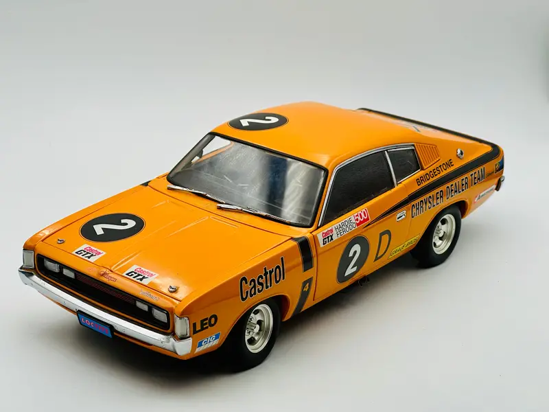 1:18 1972 Leo Geoghegan -- #2D Valiant Charger Bathurst Dealer Entry -- Classic 1