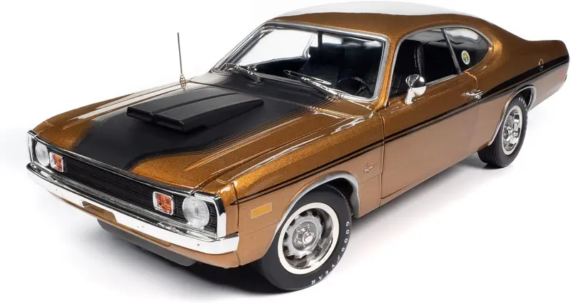 1:18 1972 Mr Norm's Dodge Demon Gss -- Gold Metallic -- American Muscle 2