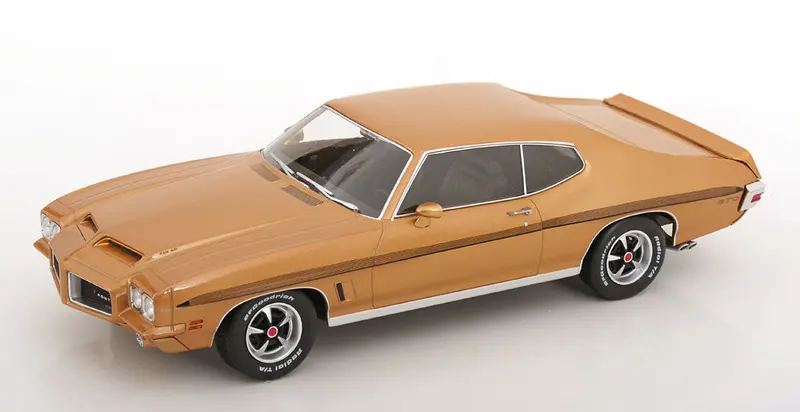 1:18 1972 Pontiac Lemans Gto -- Light Brown Metallic -- Kk-Scale 1