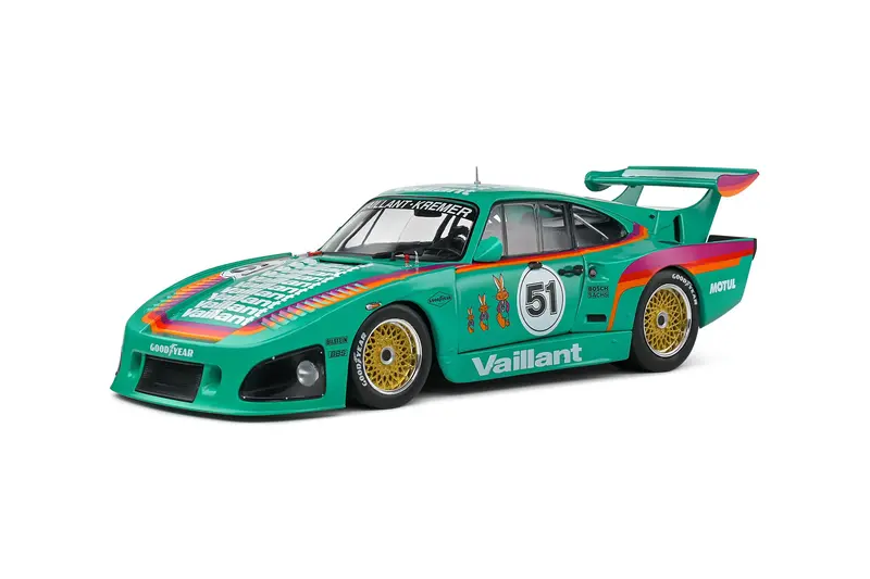 1:18 1977 Drm -- #51 Vaillant Porsche 935 K3 Mobydick -- Solido 1