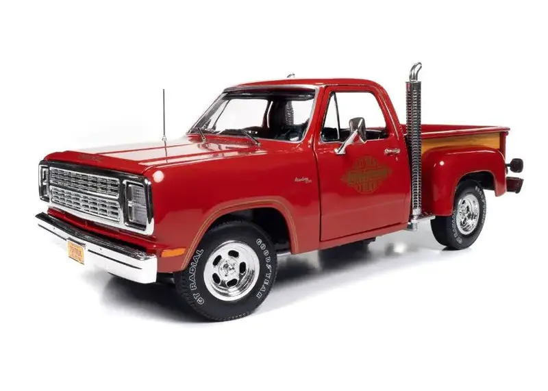 1:18 1979 Dodge Ut-Line Pickup -- Red "L'il Red Truck" -- Auto World 1