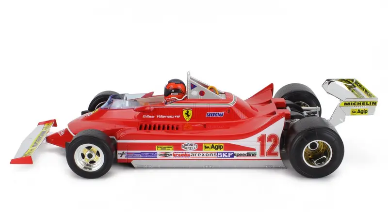 1:18 1979 Gilles Villeneuve - Africa Gp Winner - #12 Ferrari 312T4 -- Bburago F1 2