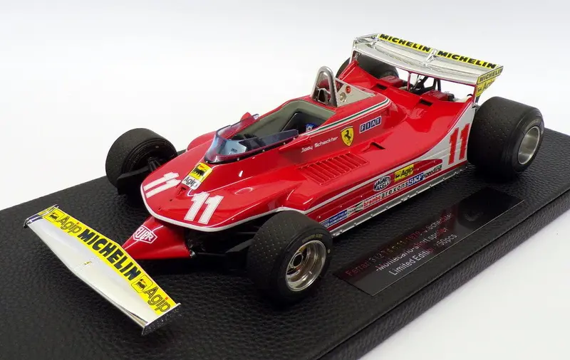 1:18 1979 Jody Scheckter - Monaco Gp Winner - #11 Ferrari 312T4 - Gp Replicas F1 1