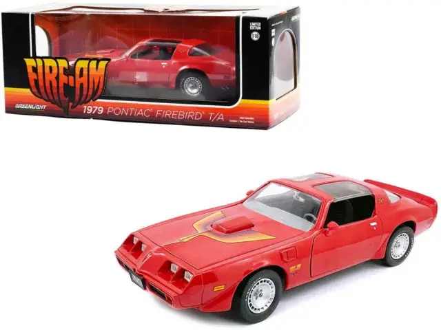 1:18 1979 Pontiac Firebird T/A Trans Am -- Red "Fire-Am" -- Greenlight 1