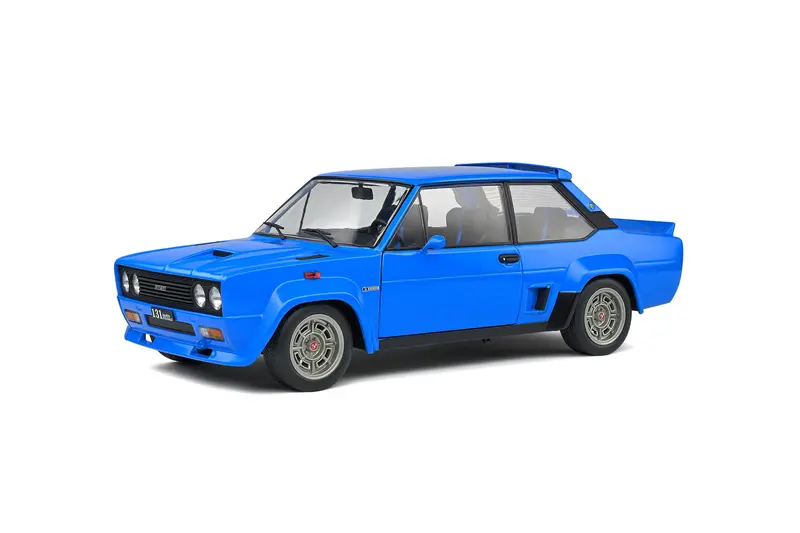 1:18 1980 Fiat 131 Abarth -- Blue -- Solido 1