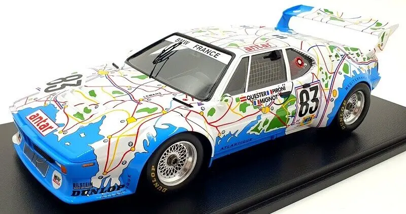 1:18 1980 Le Mans -- #83 Bmw M1 -- France Art Car -- Spark 2