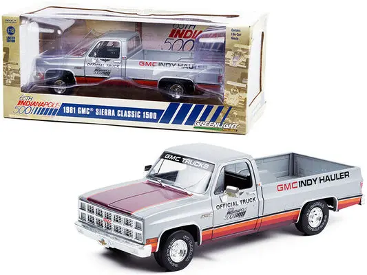 1:18 1981 Gmc Sierra Classic 1500 Pickup -- 65Th Annual Indy 500 -- Greenlight 1