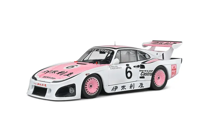1:18 1981 Suzuka 1000Km Winner -- #6 Pink/White -- Porsche 935 K3 -- Solido 1