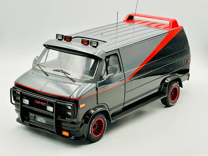 1:18 1983 Gmc Vandura: The A-Team Van -- 1983-87 Tv Series -- Hot Wheels Elite 1
