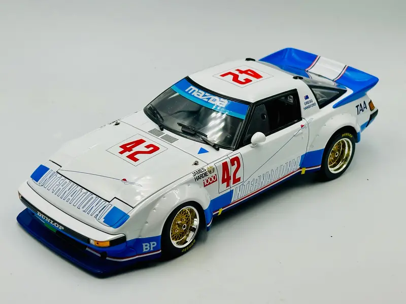 1:18 1984 Bathurst 3Rd Place -- Moffat/Hansford -- Mazda Rx7 -- Biante 1