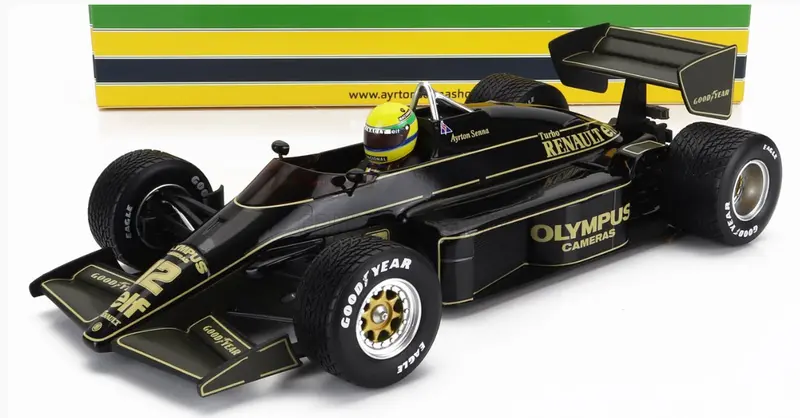 1:18 1985 Ayrton Senna -- Lotus F1 97T -- Minichamps F1 1