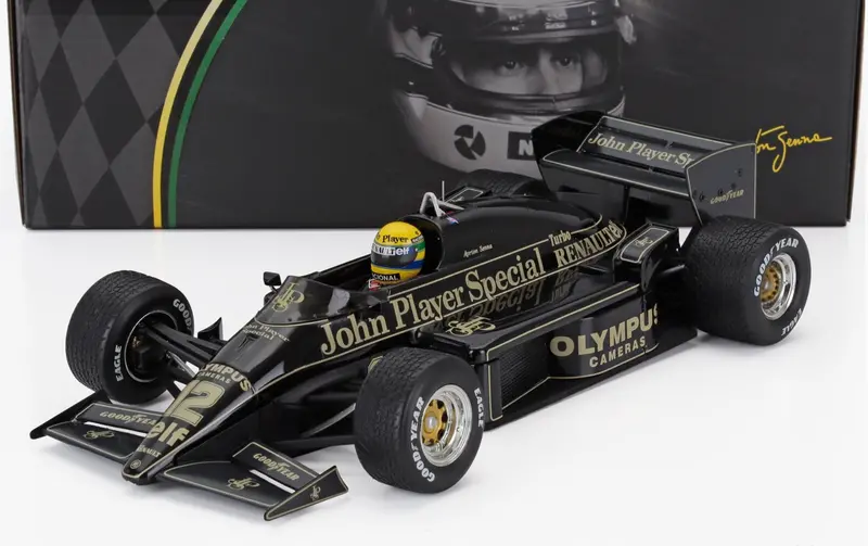 1:18 1985 Ayrton Senna -- Portugal Gp Winner -- #12 Lotus 97T -- Premium-X F1 1