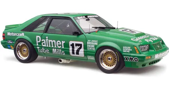 1:18 1985 Dick Johnson Atcc 2Nd Place -- Ford Mustang Gt -- Classic Carlectables 1