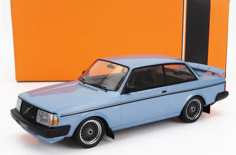 1:18 1985 Volvo 240 Turbo Custom -- Light Blue -- Ixo Models 1