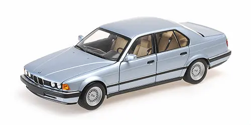 1:18 1986 Bmw 730I (E32) -- Light Blue Metallic -- Minichamps 1