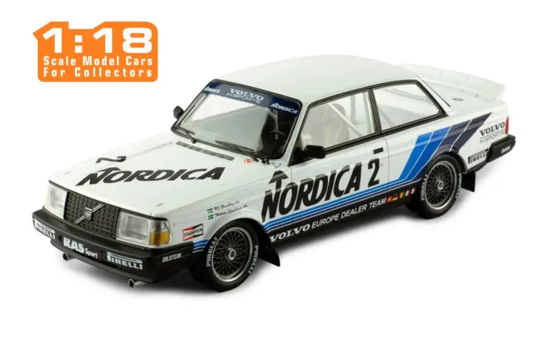 1:18 1986 Etcc Brno Winner -- #2 Nordica Volvo 240 Turbo -- Ixo Models 1