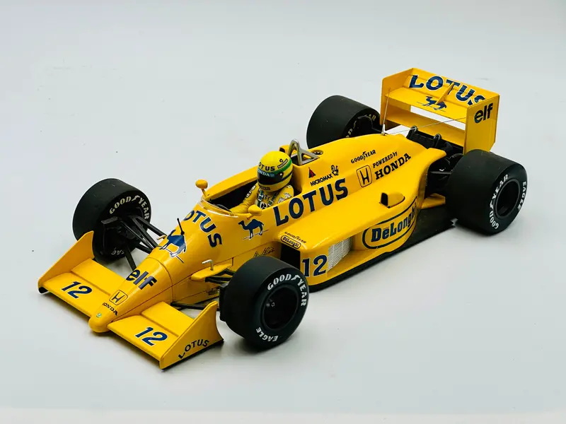 1:18 1987 Ayrton Senna -- #12 Lotus Honda 99T -- Minichamps F1 1