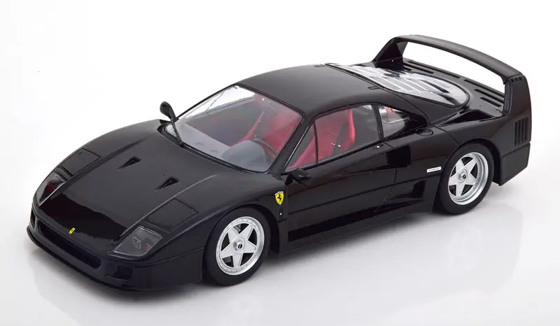1:18 1987 Ferrari F40 -- Black -- Kk-Scale 1