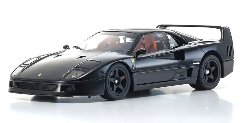 1:18 1987 Ferrari F40 -- Black -- Kyosho Ks08416bk 1