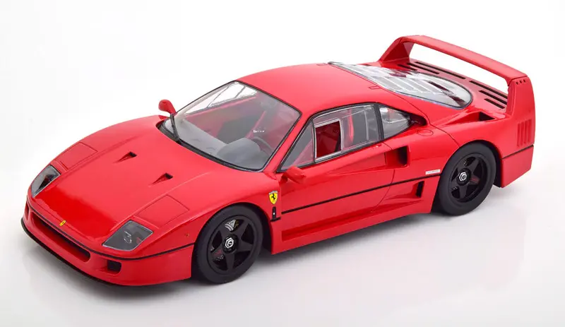 1:18 1987 Ferrari F40 Lm Lightweight -- Red W/Red Interior -- Kk-Scale 1