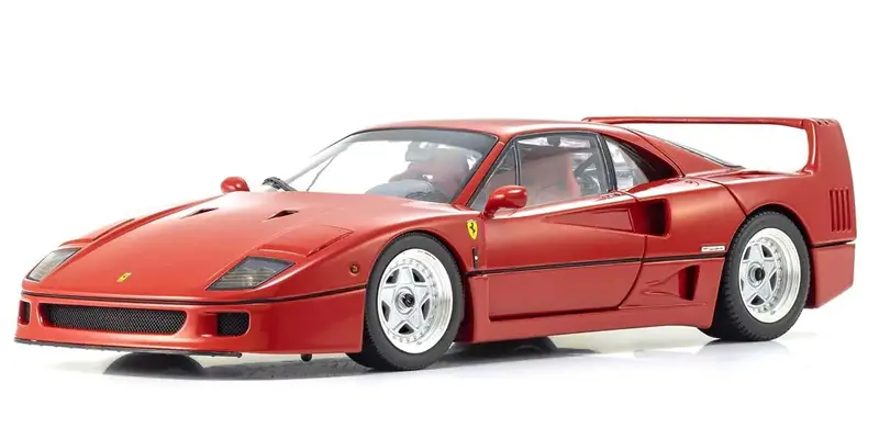 1:18 1987 Ferrari F40 -- Red -- Kyosho Ks08416r2 1