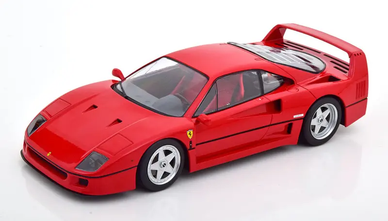 1:18 1987 Ferrari F40 -- Red W/Black Or Red Interior -- Kk-Scale 1